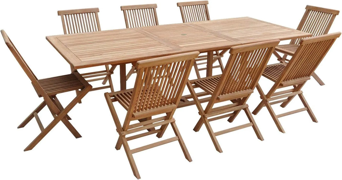 Salon de jardin et ensemble lounge — 8 Places, extensible