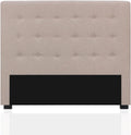 DECO Tête de lit capitonnée Premium Tissu 140cm Beige: revêtement en tissu