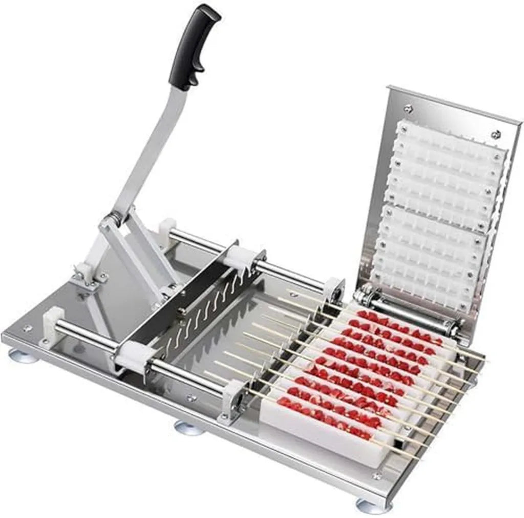 Machine à kebab en acier inoxydable pour barbecue, outil incontournable pour la maison et l'extérieur