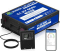 LiFePO4 Batterie lithium LiFePO4 et batterie solaire à décharge profonde, 50 Ah, 48 V, pour camping et camping-car, avec BMS