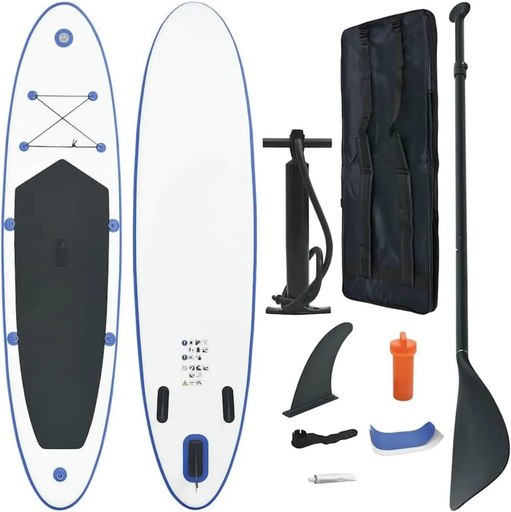 Planche de Stand Up Paddle Gonflable avec Accessoires Complets pour Sport Nautique