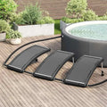 Maison & Jardin, Piscine & Spa, Générique Panneaux de Chauffage Solaire de Piscine courbés 3 pcs 110x65cm