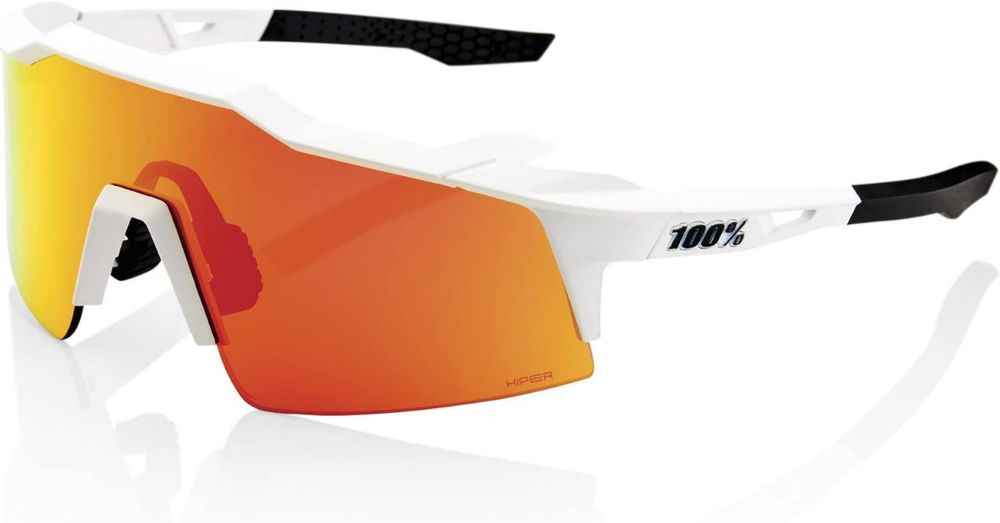 Lunettes de soleil 100% Speedcraft SL - Verres Blancs et Rouges, Protection UV