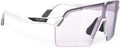 Lunettes de Soleil Rudy Project Spinshield Pro Blanches avec Verres Photochromiques Laser Violets