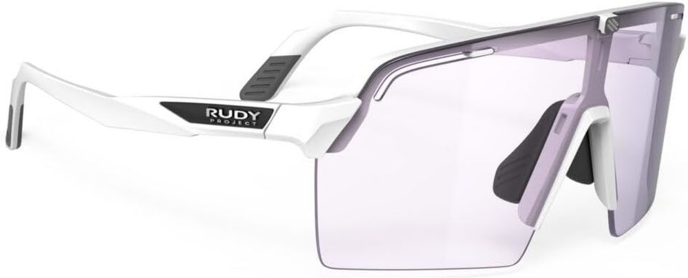 Lunettes de Soleil Rudy Project Spinshield Pro Blanches avec Verres Photochromiques Laser Violets