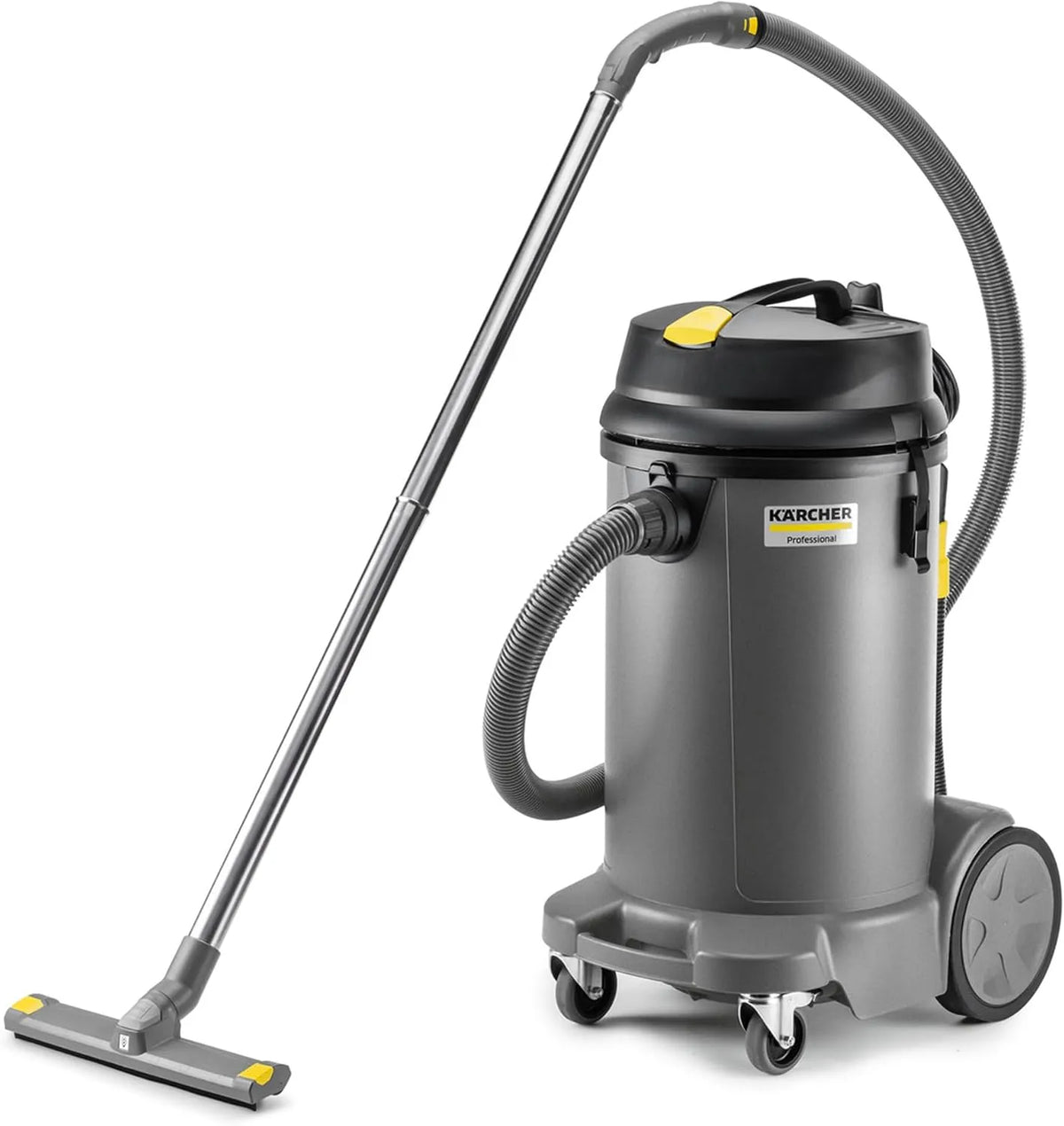 Kärcher NT 48 Aspirateur eau et poussière et aspirateur industriel: PES, pivotant, 360 mm, 2,5 m, 48 l, 1380 W