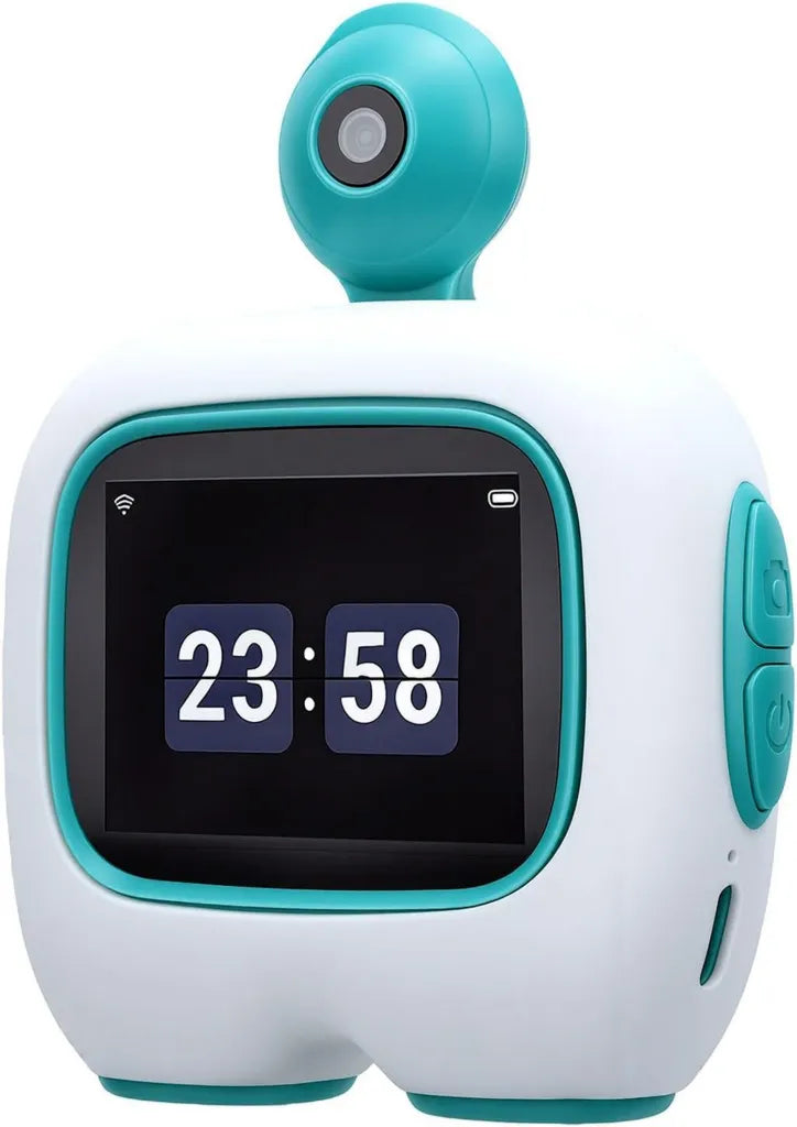 Robot Compagnon Interactif avec Caméra 2 MP et 40 Sons, Jouet Éducatif IA pour Enfants