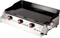 Barbecue à gaz 3 brûleurs 10,5 kW en acier inoxydable