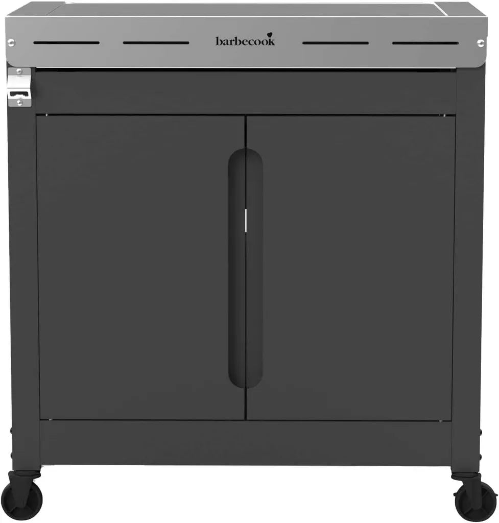 Station de Travail en Acier Inoxydable pour Barbecue 84x46x90cm - Barbecook Premium