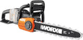 WORX WG384E Tronçonneuse: sans fil, moteur sans balais, format compact, 35 cm, 8 m, 40V, 4Ah