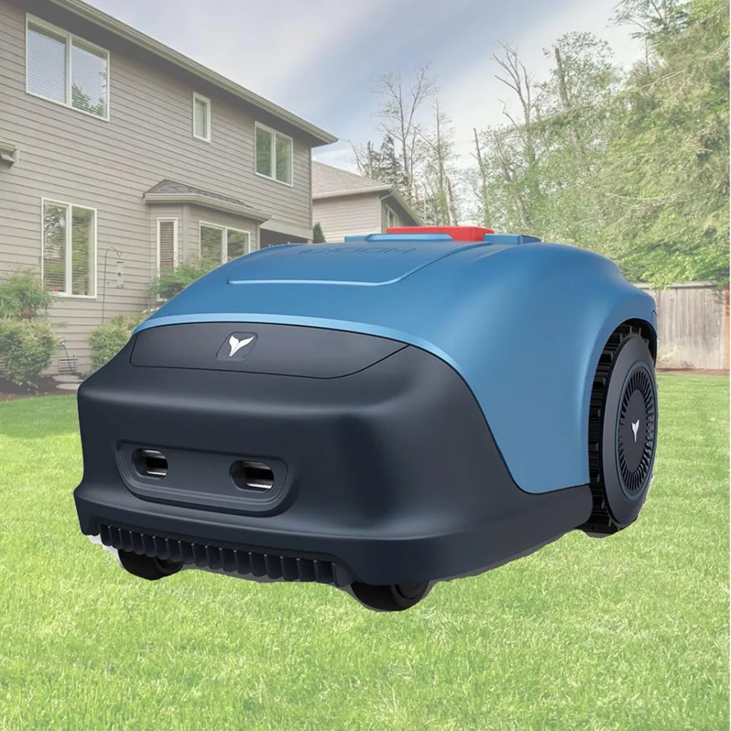 Tondeuse Robotisée 1000m² avec Câbles, Connectivité Bluetooth et WiFi, Efficacité 150m²/h, Coupe Silencieuse 62dB