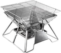 Grill Barbecue Portable en Acier pour Camping et Extérieur