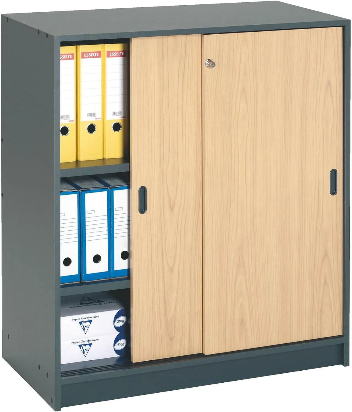 Armoire de rangement – 100 cm, anthracite