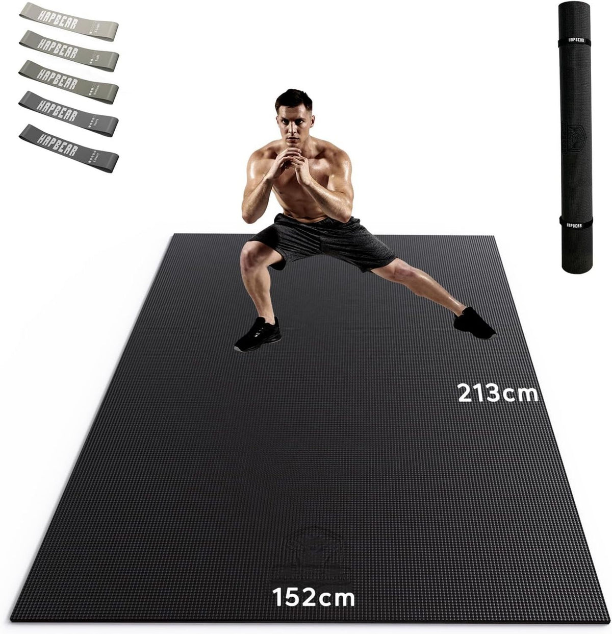 Tapis d'Exercice Extra Large, HAPBEAR