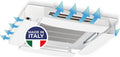 Climatiseur, blanc, Made in Italy, Quadro Deflecteur Climatisation De Plafond - KIT de 4 Déflecteurs Pour Climatiseurs à cassette - Facile à Installer