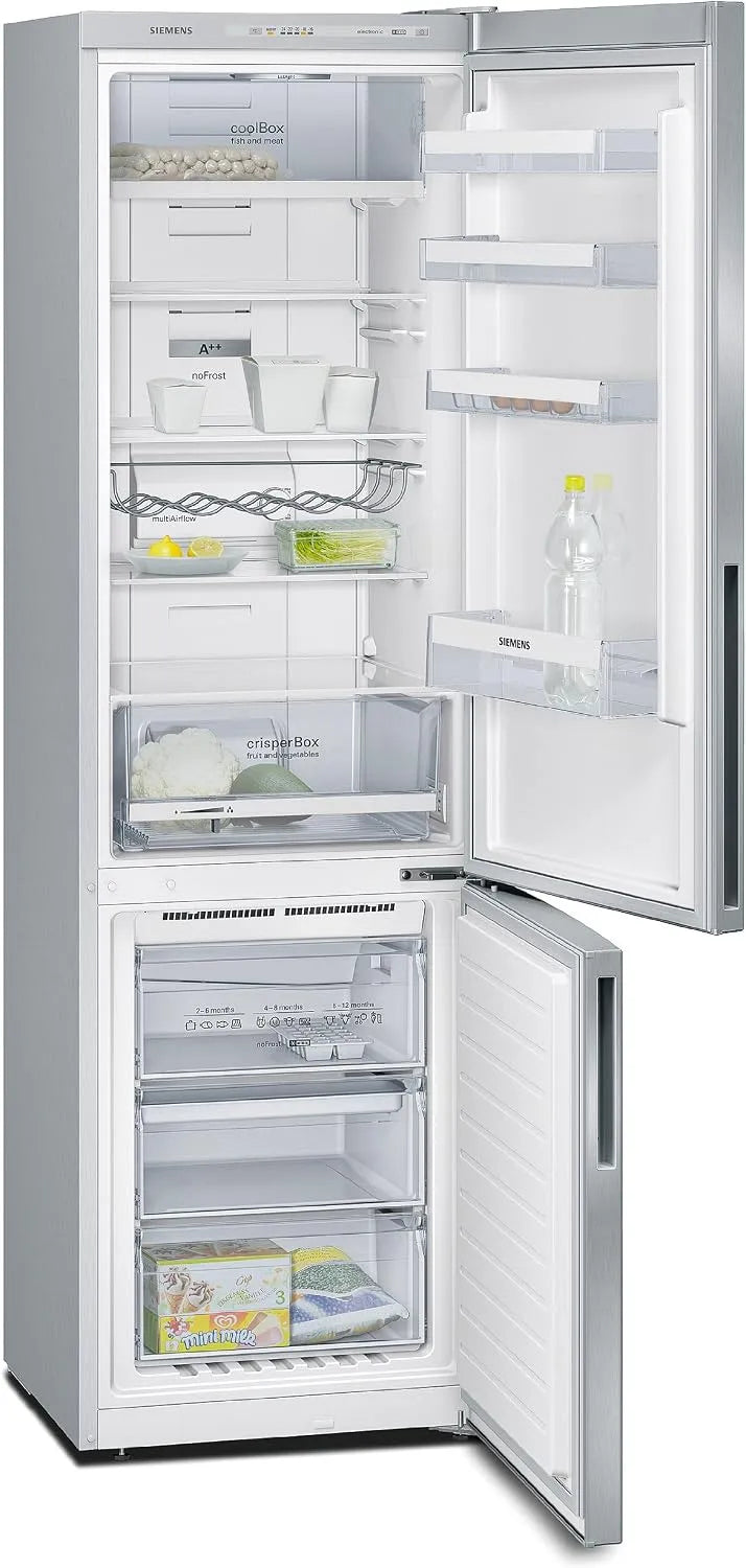 Siemens KG39NVI31 Congélateur, autonome, acier inoxydable, armoire congélateur, LED, SN-T, Siemens KG39NVI31 réfrigérateur-congélateur, Bas-placé