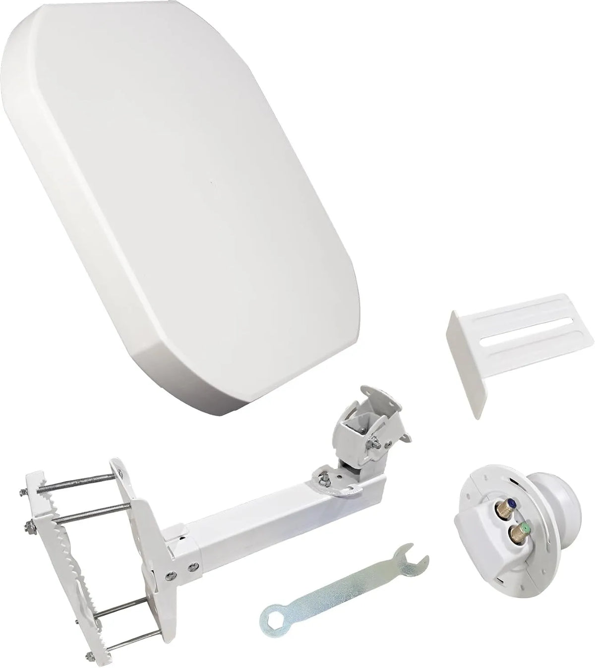 Produit Satellite Plate, 43- Antenne parabolique, Idéale pour Astra 1, 19.2 E, la Télévision Satellitedans la Partie Nord, Résistante aux Intempéries
