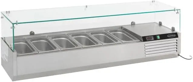 Produit GN 1, CombiSteel Saladette à Poser Réfrigérée Professionnelle