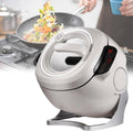 Cuisinière avec four, 6 L, 2000 W, 3 vitesses, tambour rotatif à 360° pour sauter, capacité de 6 L