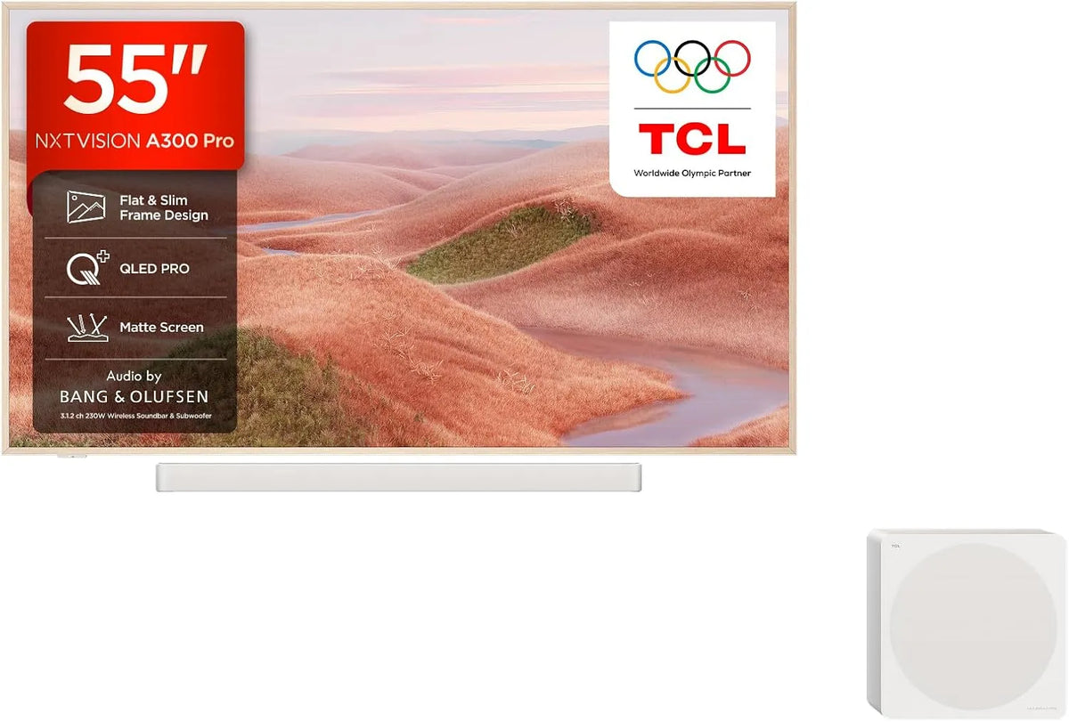 TCL 55A300W Smart TV, 139 cm, téléviseur, 4K UHD, QLED