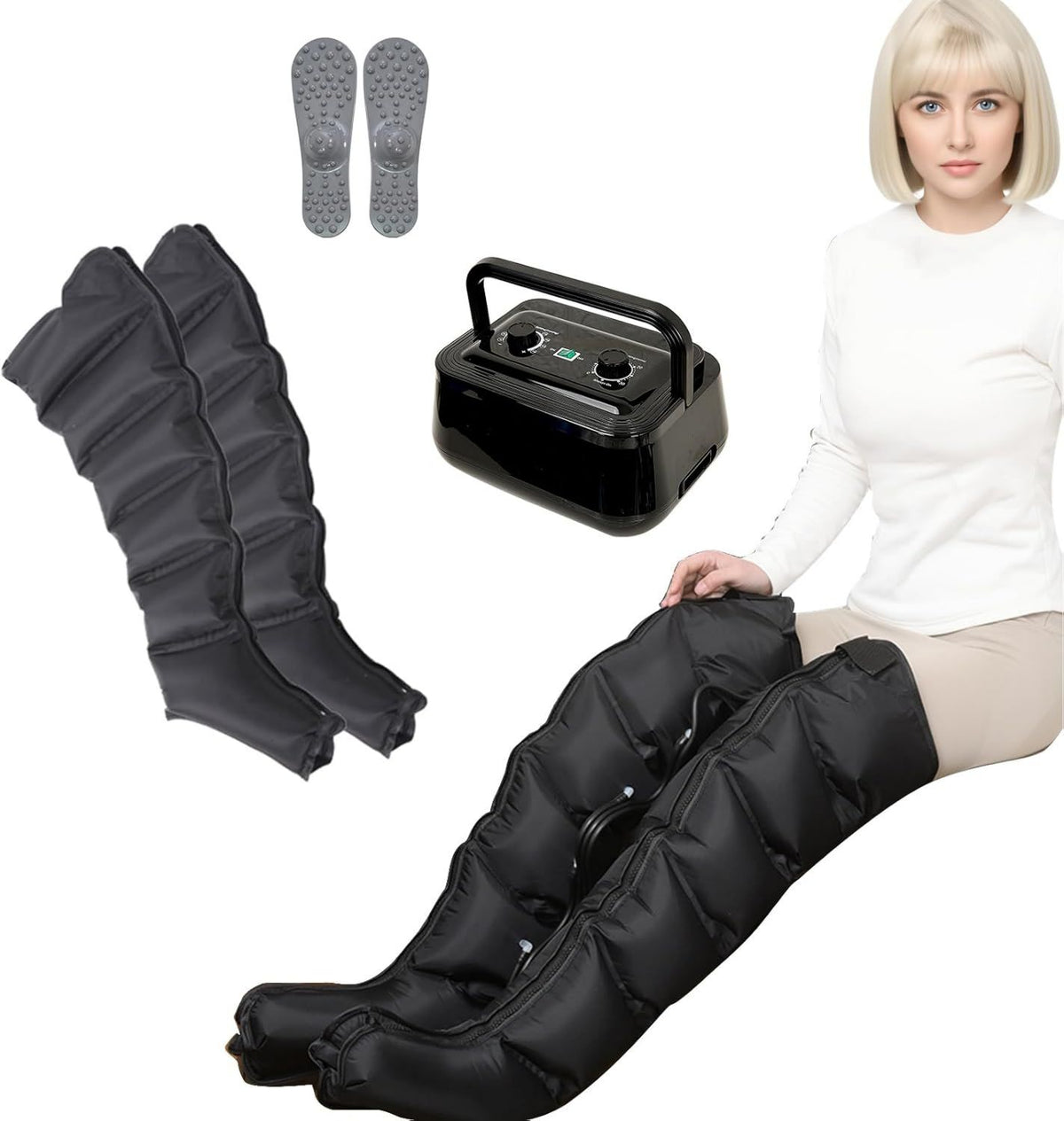 Bottes de pressothérapie: massage par compression d'air, MRKU