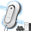 robot aspirateur laveur, Nettoyeur, nettoyeur électrique de vitres, extérieur, application, blanc, pour Fenêtres Intérieures & Extérieures