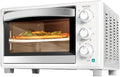 Cecotec 4Pizza Four électrique à pizza, 26 L, 15500 W, 6 programmes, blanc, 6 fonctions, Comprend une pierre à pizza Pietra pour un résultat