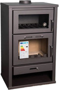 Cuisinière avec four, 20 kW Bimschv 2, Poêle à bois four Cheminée Journal de combustible solide cuisinière Brûleur 15