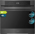 Cecotec Bolero Hexa P506000 Four électrique à pizza, 60cm, 81 L, 3400 W, 11 programmes, encastrable, effet 3D, Steam Base x2, Pizza Master, Capacité