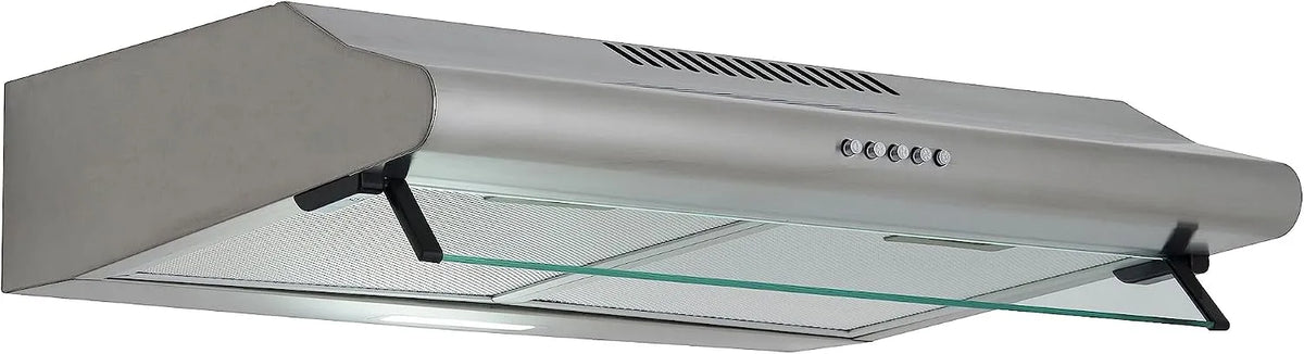 Respekta CH1259IxCN Hotte aspirante, 60 cm, 61 dB, hotte de cuisine, encastrable, acier inoxydable, 45-61 dB
