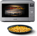 Panasonic NN-CD58RSEPG 4-en-1 Micro-ondes, 27 L, 1000/1300 W, 19 programmes, gril, Inverter, acier inoxydable, four micro-ondes, Bouton rotatif