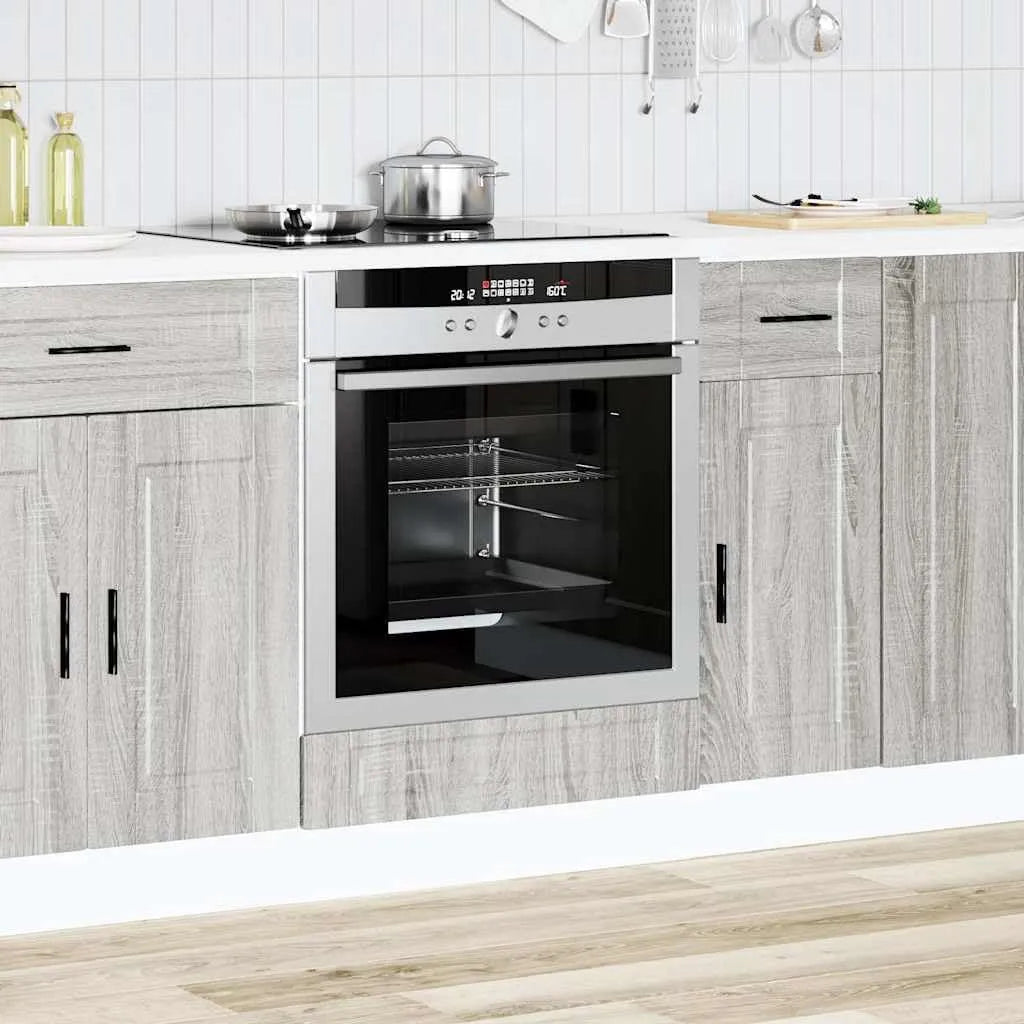 Micro-ondes, 60 x 46 x 81, 5 cm, gris, 5 cm Espace de rangement pour four et micro-ondes Compact et facile d'entretien pour la cuisine et la maison