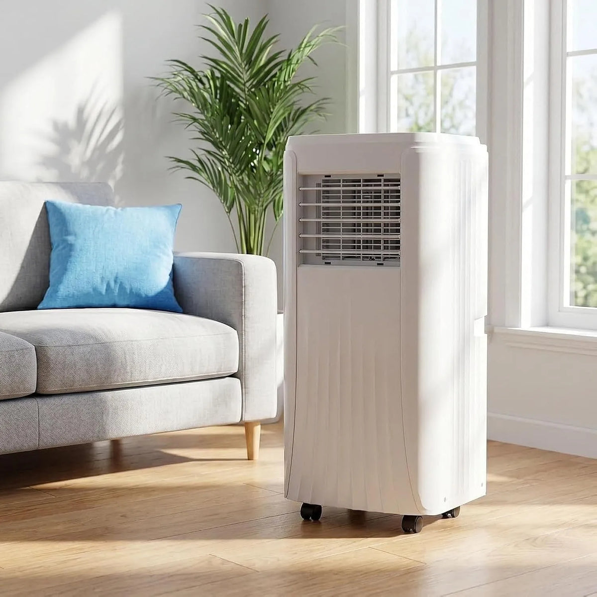 Climatiseur 3-en-1, portable, silencieux, HURUMA Refroidisseur d'air 10000 BTU, 7000 Btu