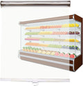 Réfrigérateur W95cmxH150cm, IP65, Size: W95cmxH150cm, LxLZYxSF Stores Enrouleurs Plastique Transparent Store pour La Vitrine De Fruits De Supermarché