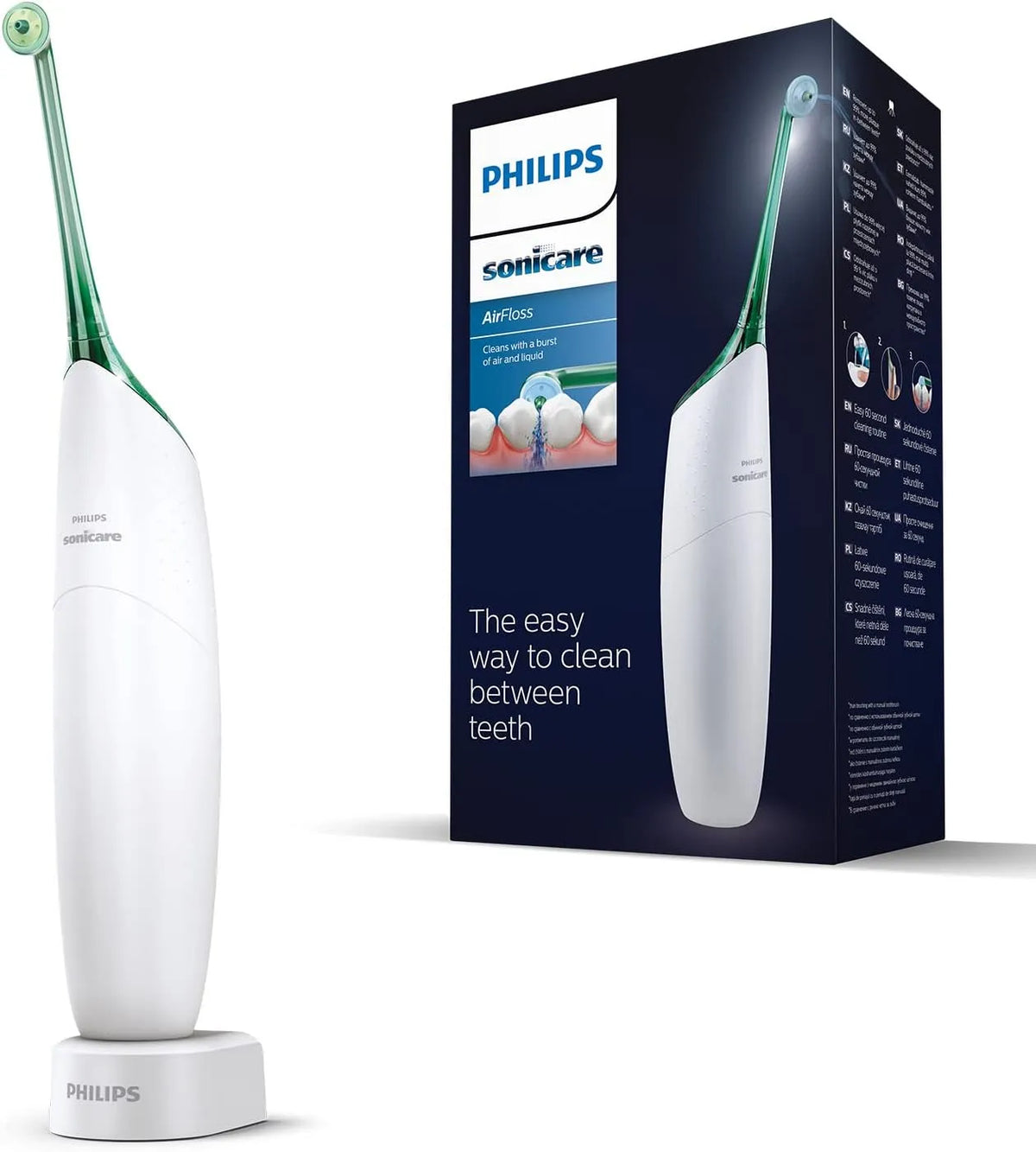Philips Rechargeable, Sonicare AirFloss Interdentaire, Contient 1 canule